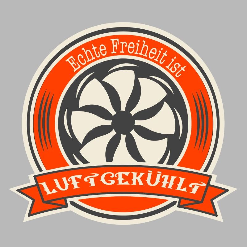 Oldtimer Luftgekühlter Boxermotor Spruch Freiheit