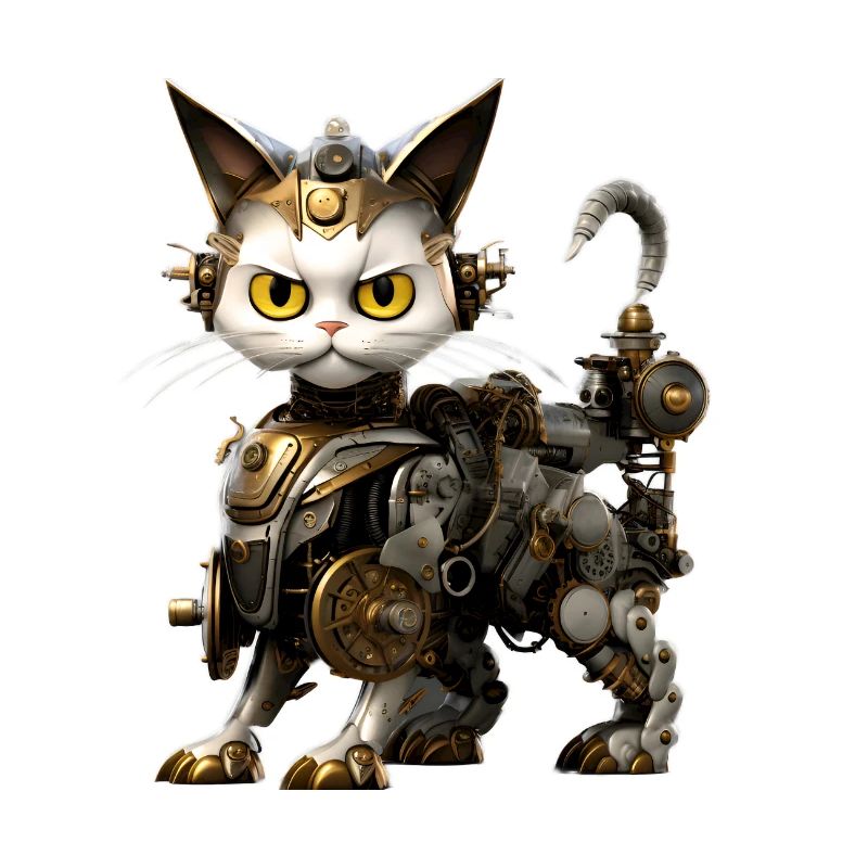 Chat Steampunk