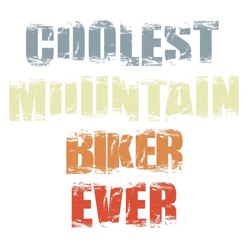 Funny mountain biker