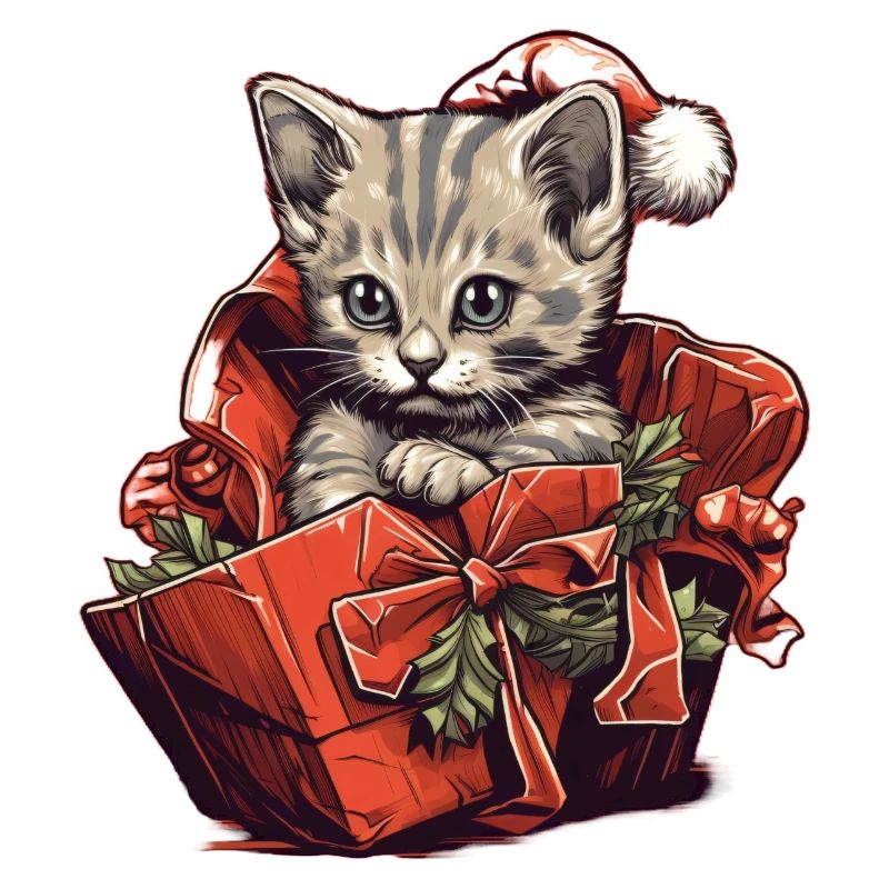 Chaton de Noël4