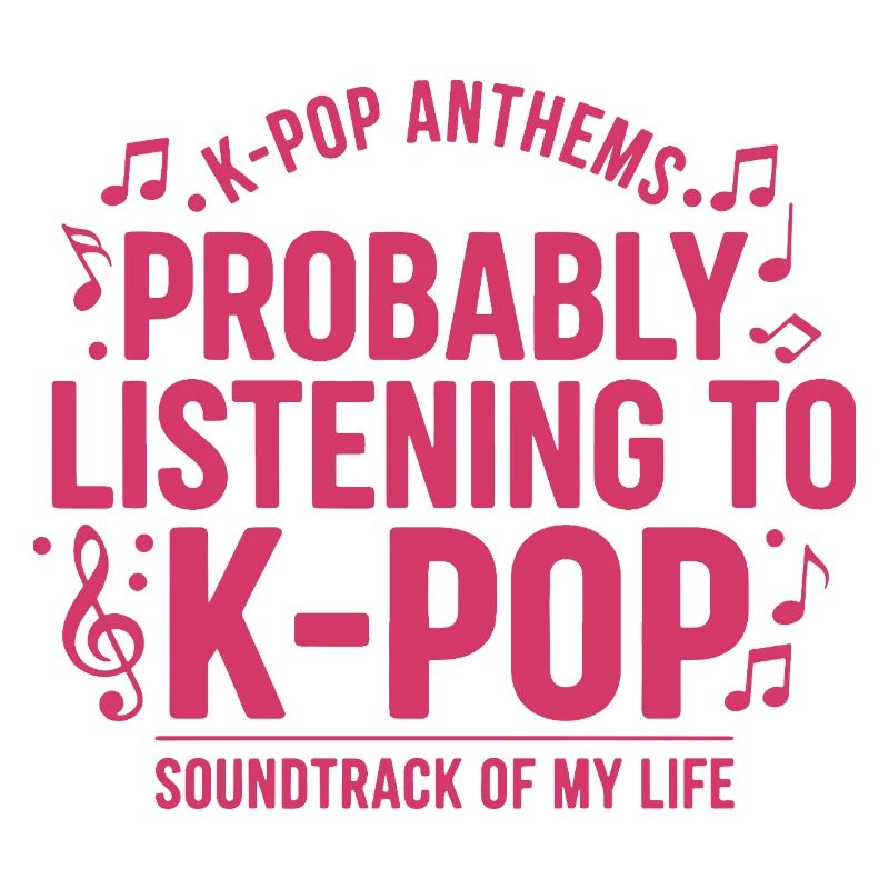 Probablement en train d’écouter la bande originale K-pop de ma vie