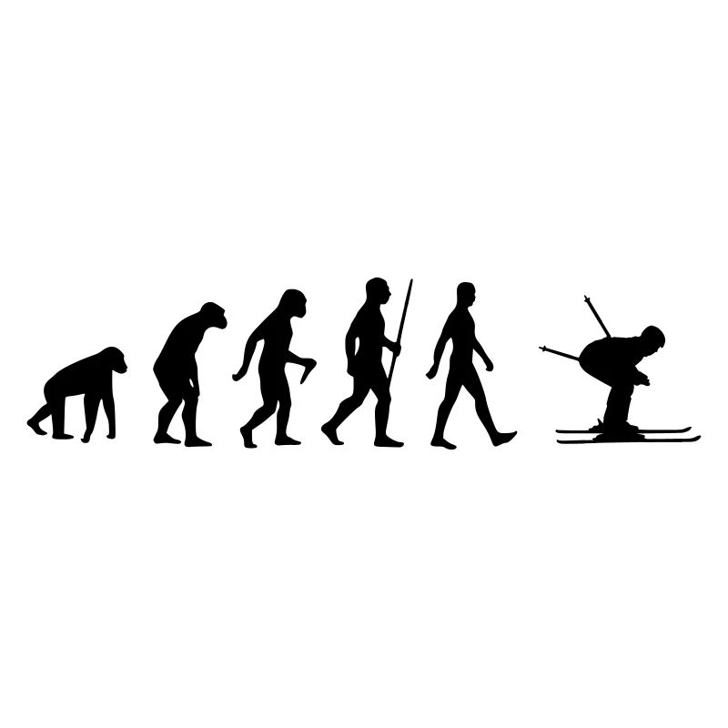 Evolution - skiing, skiing, winter sports