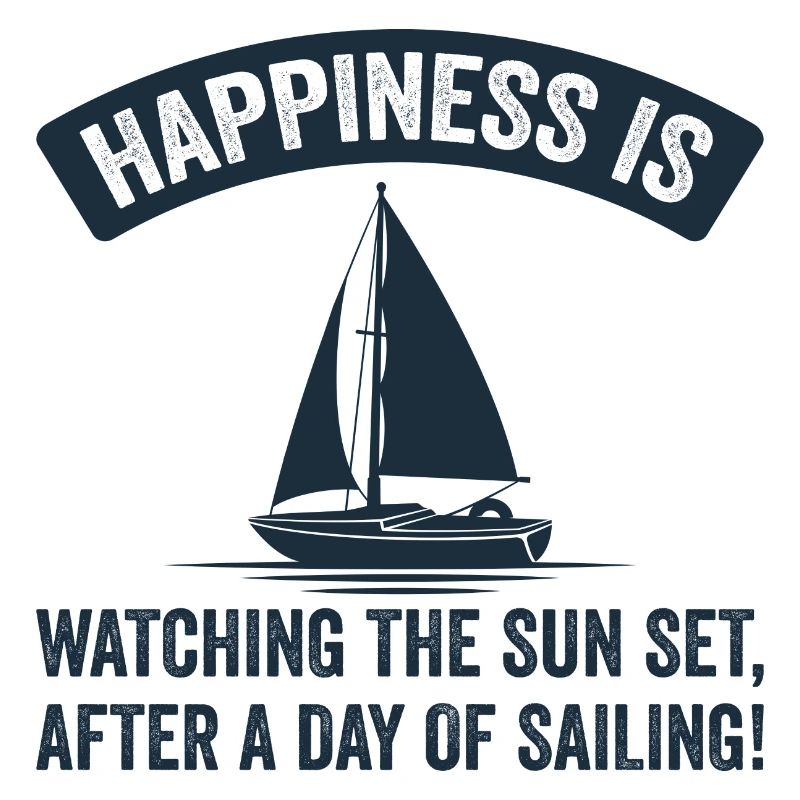Le bonheur, c’est une journée de navigation et de coucher de soleil