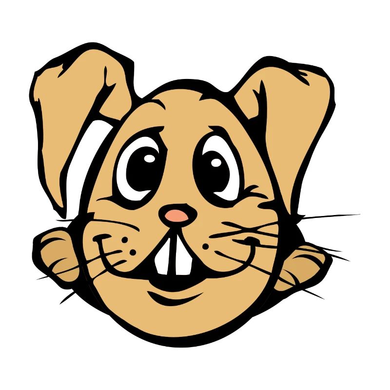 Rabbit! comic bunny egg funny egghead Easter