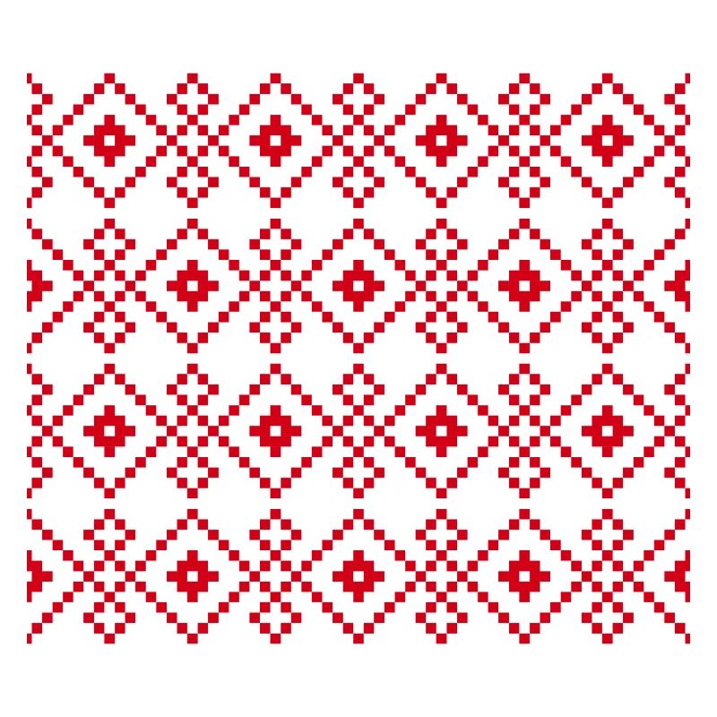 Pull uni de Noël (rouge)