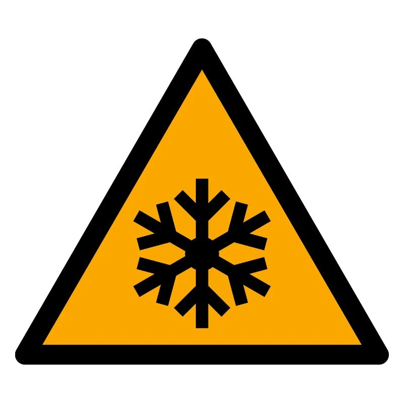 Glacé | Flocon de neige en triangle