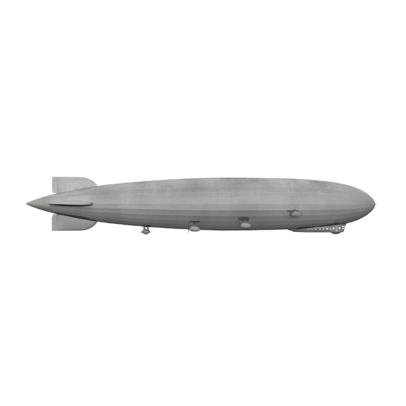 Zeppelin, Luftschiff, Luftfahrt, Seitenansicht