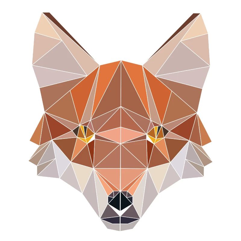 Tshirt polygonal Design Symmetrical Triangular