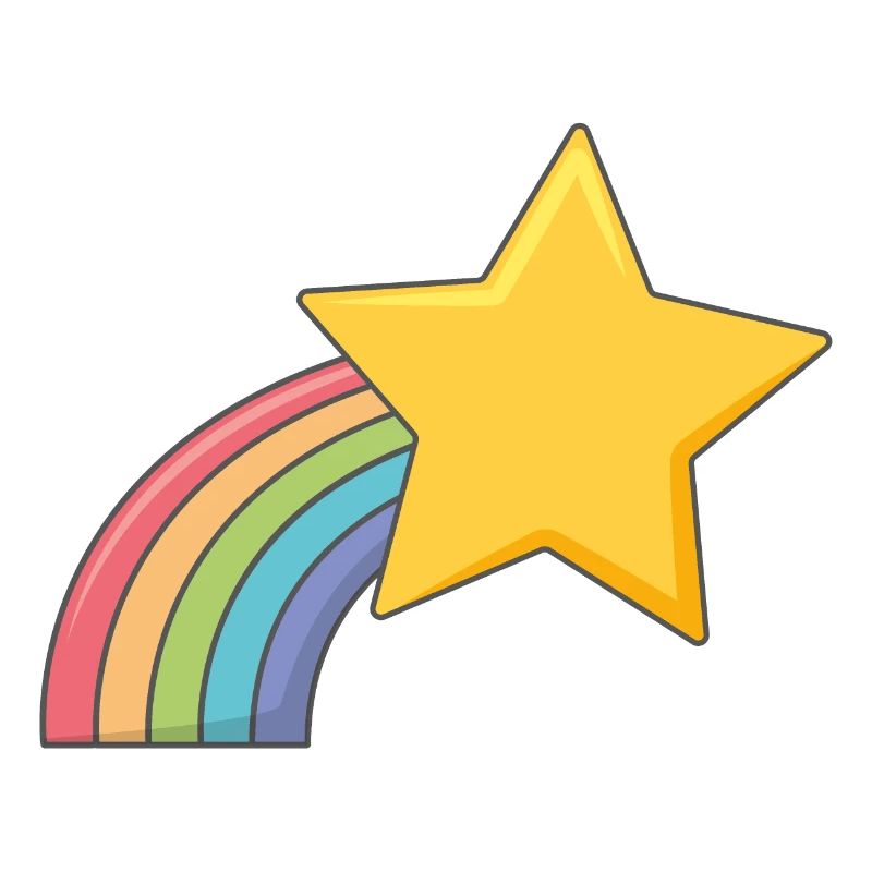 Shooting Star rainbow
