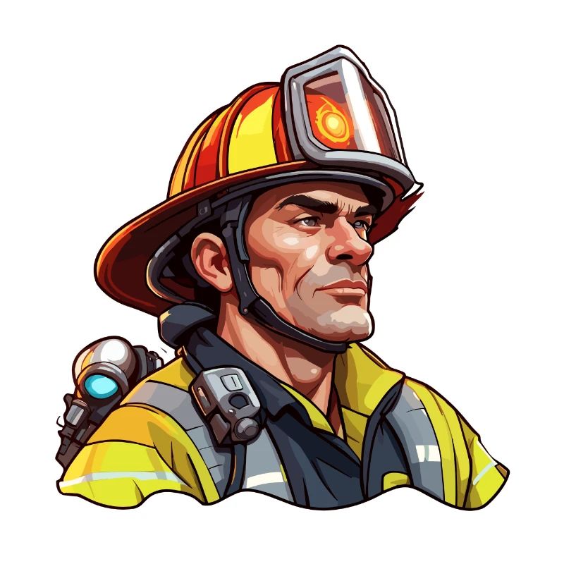 Firefighter / Fire / Fire / Extinguish / Hero