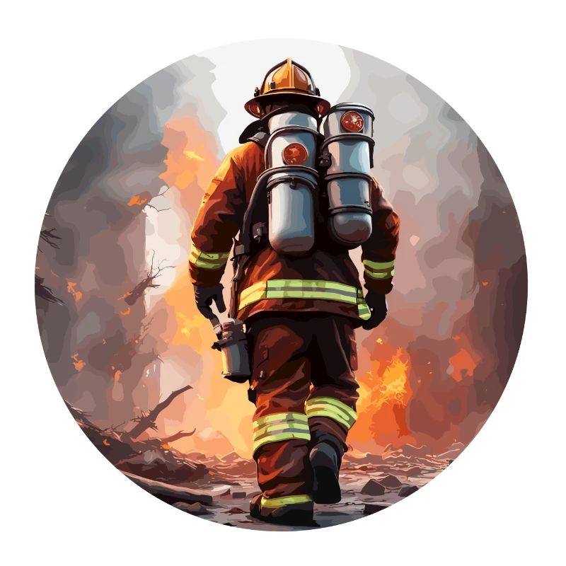 Firefighter / Fire / Fire / Extinguish / Hero