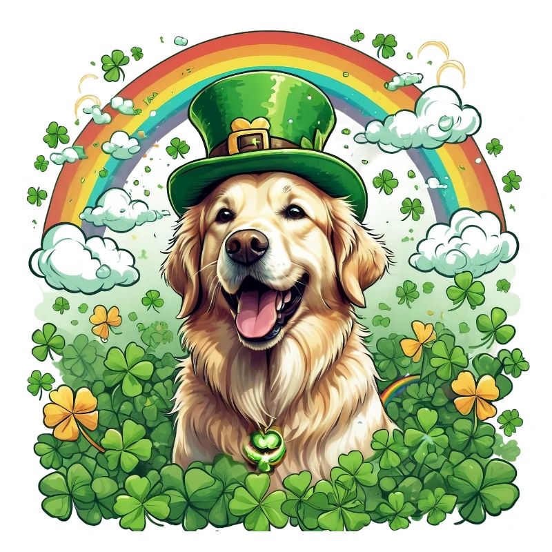 Chapeau vert et trèfle I Or de la Saint-Patrick
