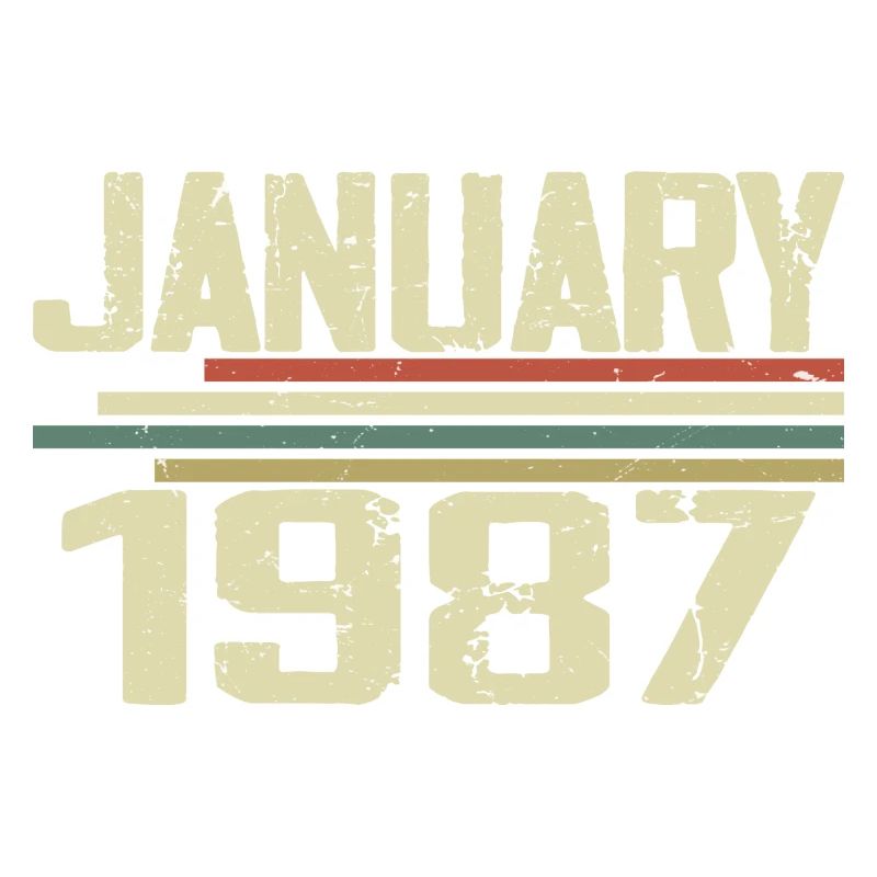 Janvier 1987 - Cadeau d’anniversaire Janvier 1987