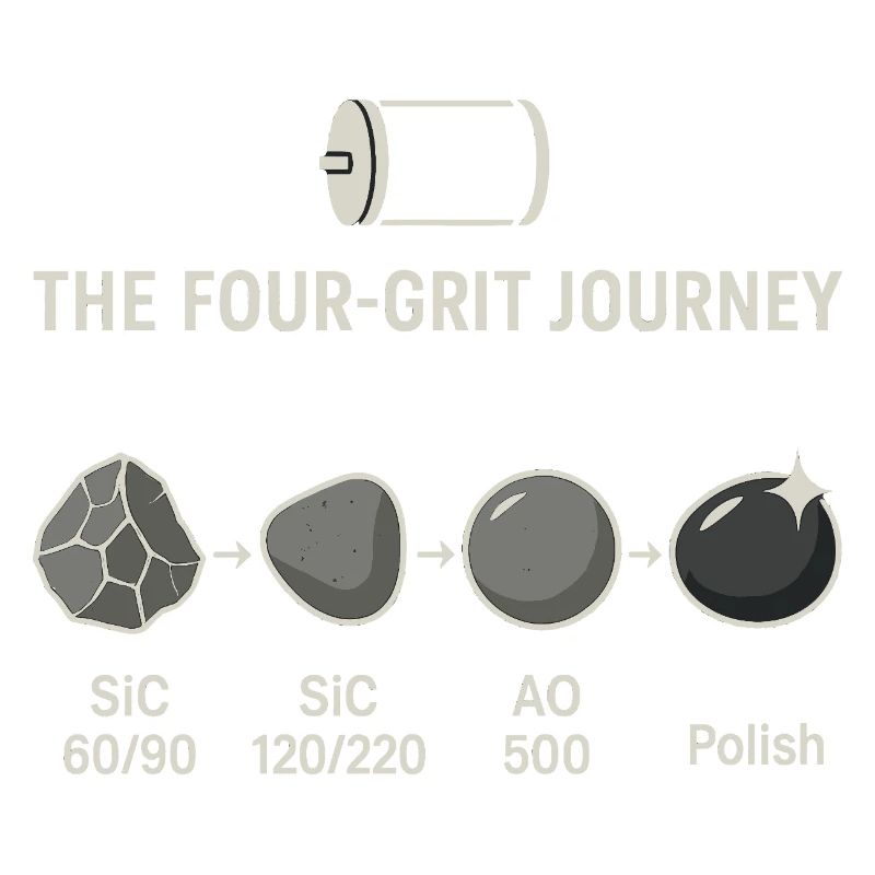 The four-step grinding process