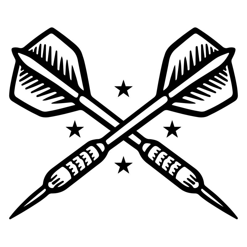 Icône de fléchettes
