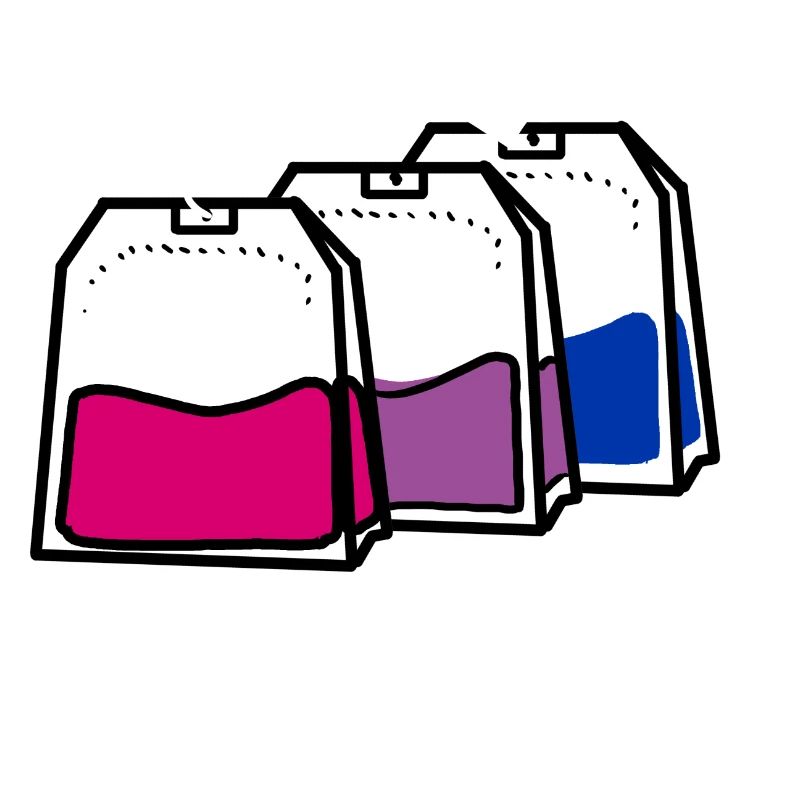 Bisexual Pride Sachet de thé