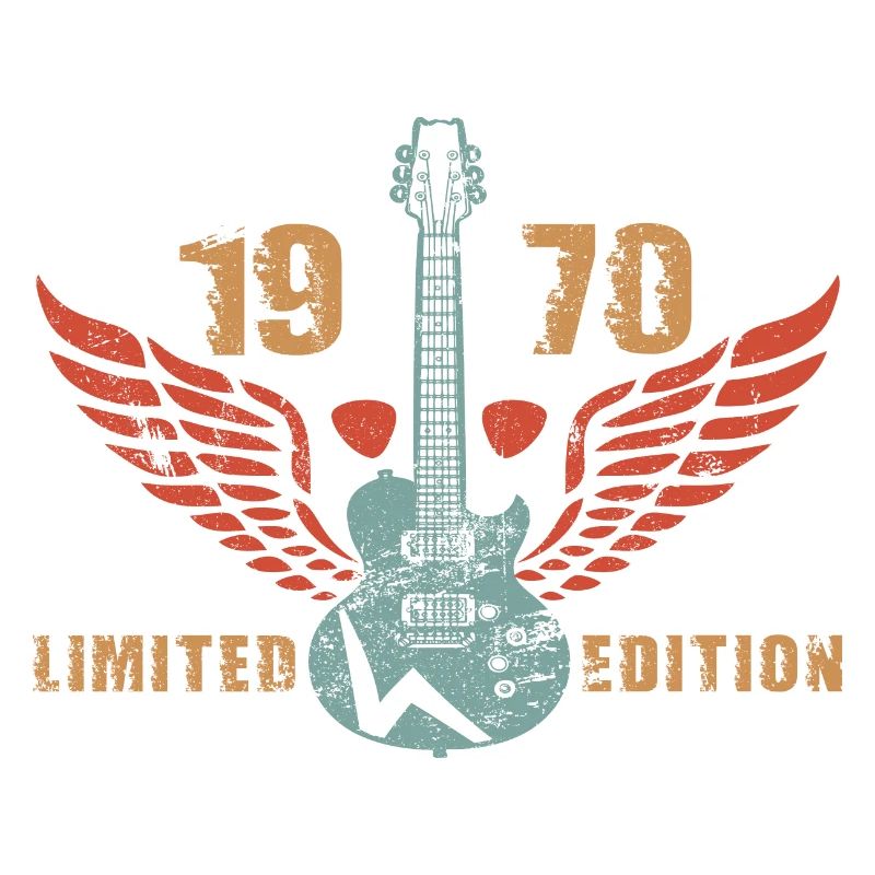Guitariste Guitariste Guitariste Guitariste 1970 Anniversaire