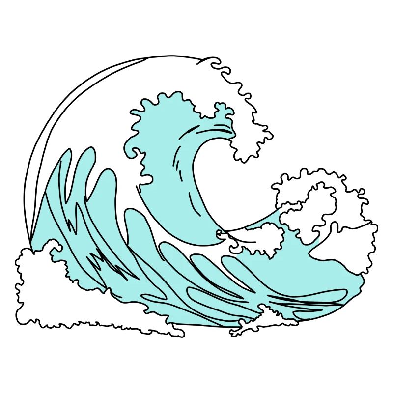 Wave Retro Comic Style