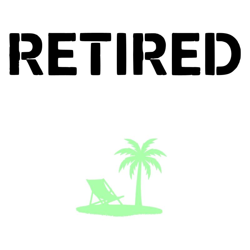 Retired Pension Palm Tree Beach