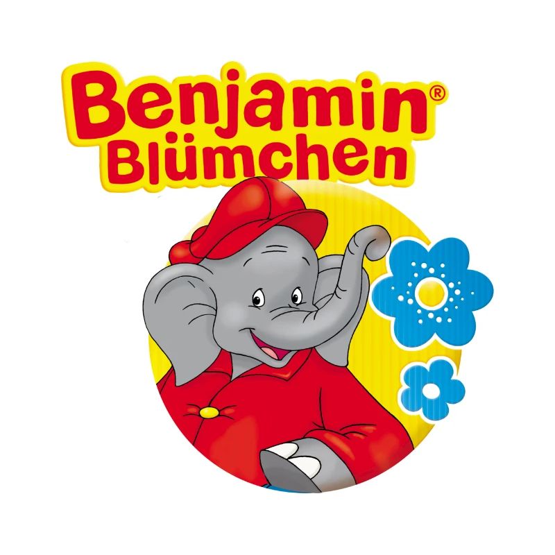 Benjamin Blümchen mit blauen Blümchen