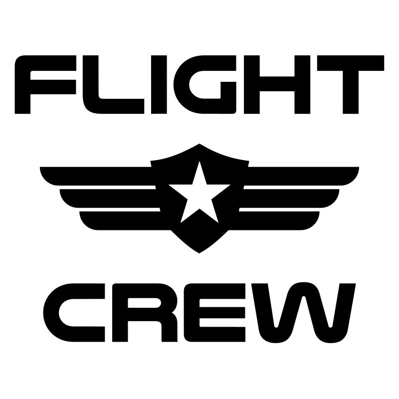★ Designfarben änderbar ★ Flight crew (Abzeichen)