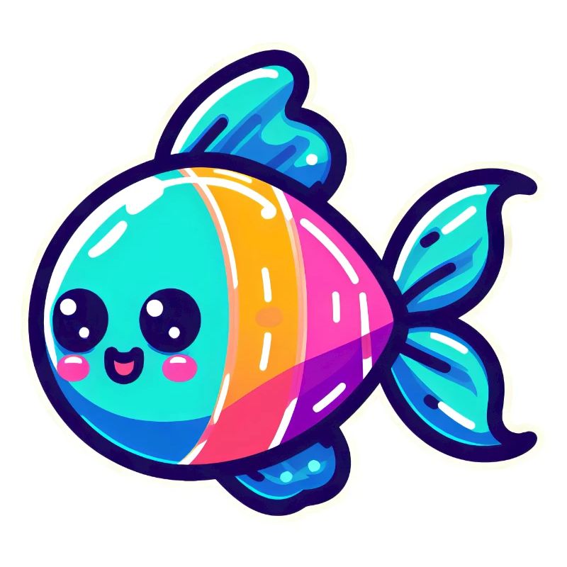 Rainbow Fish Design