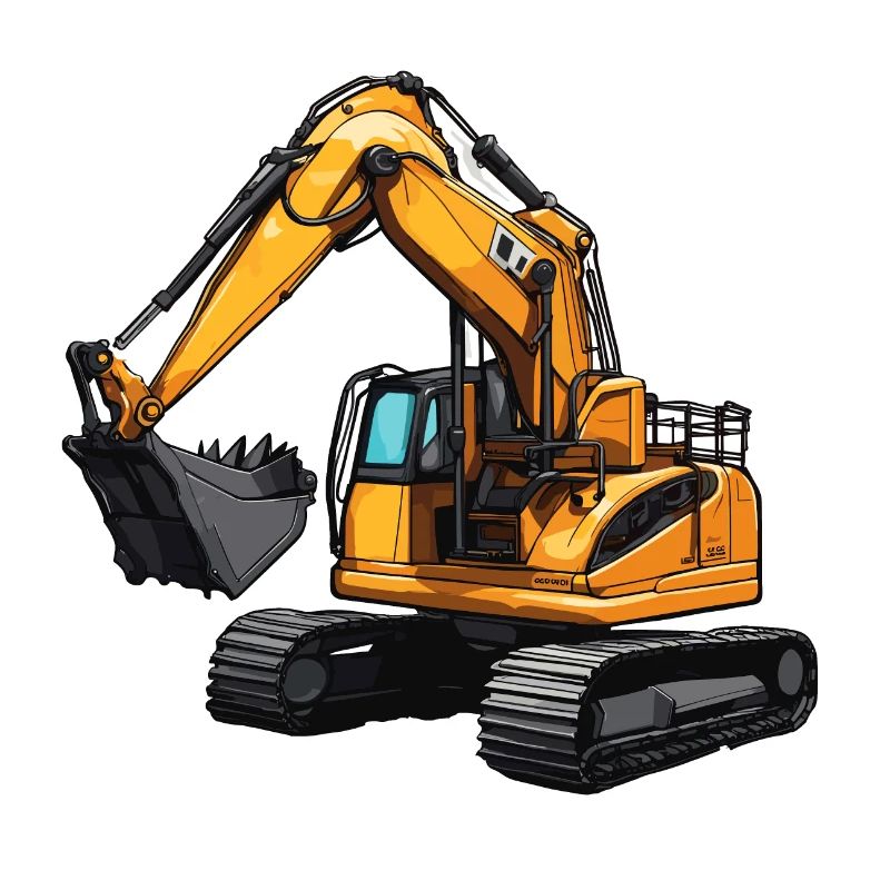 Excavator / construction site / machine /digging / shovel
