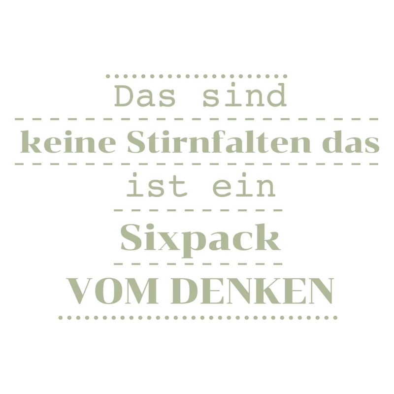 witziger spruch sixpack
