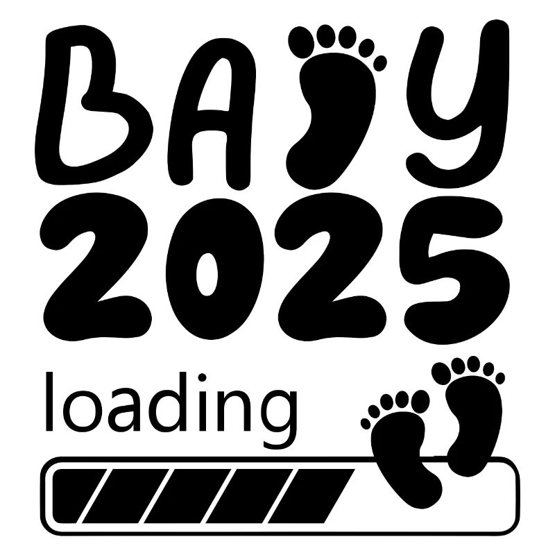 Baby 2025 loading, Ich werde 2025 Mutter