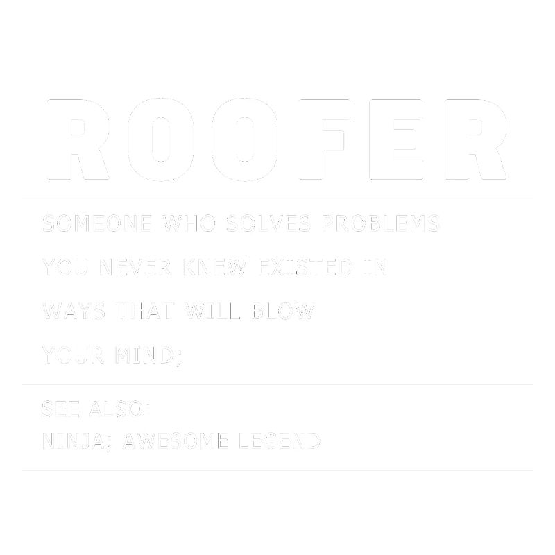 Dachdecker Handwerker Beruf Spruch