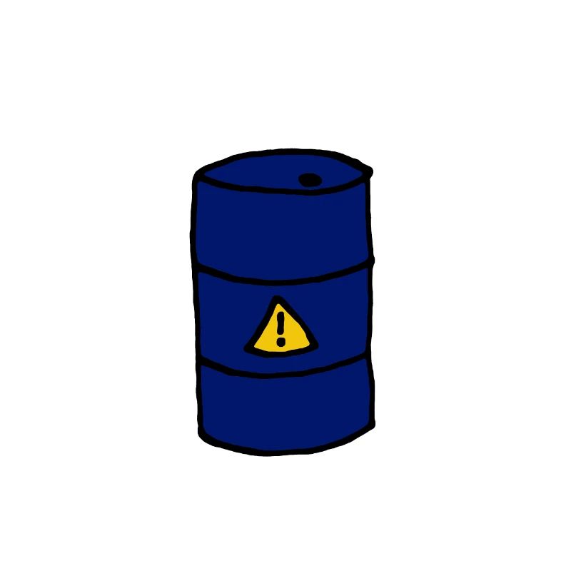 Fass mit Gefahrgut, Comic, Geschenkidee