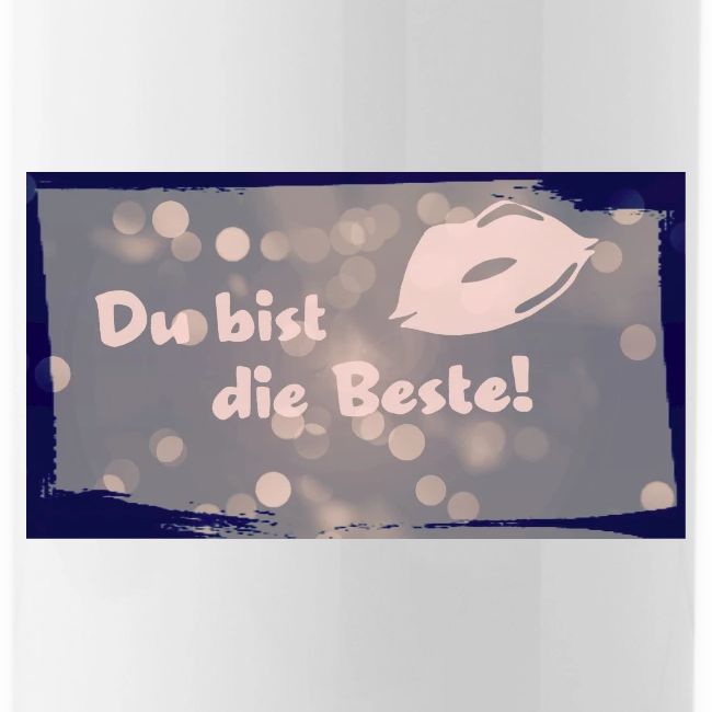 Du bist die Beste! Symbol und Muster