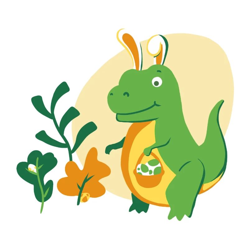 Lapin de Pâques T-Rex