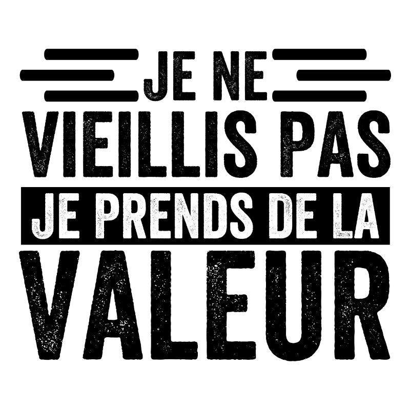 I'm not getting old, I'm increasing in value