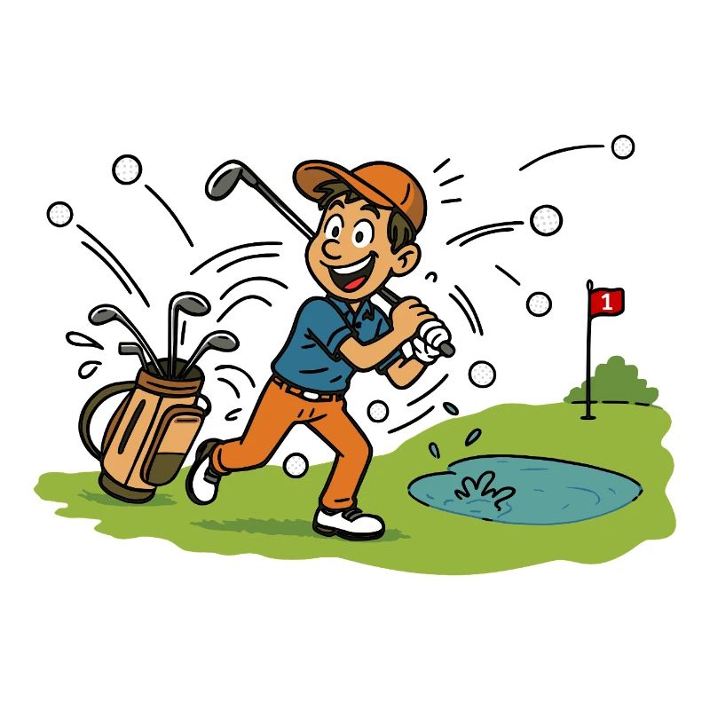 Le golf est déjà accroché
