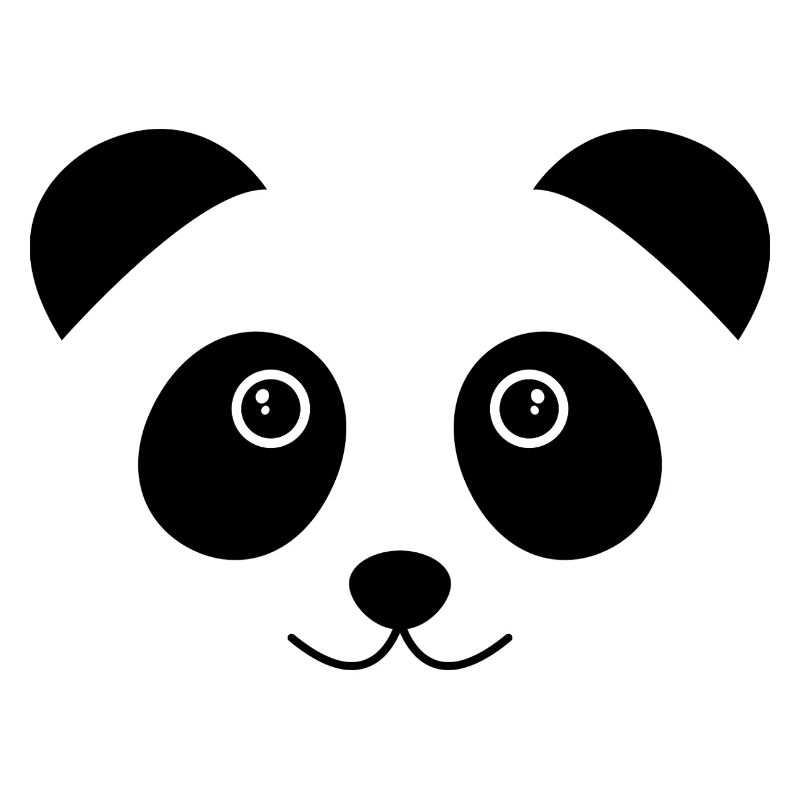 Visage de panda