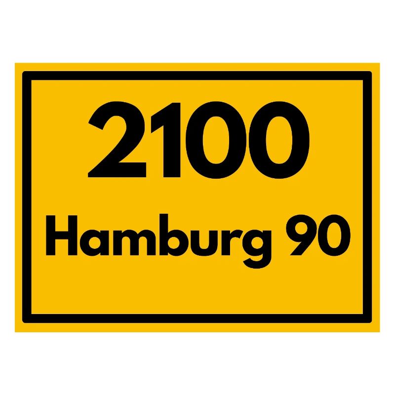 ANCIEN CODE POSTAL RETRO 2100 HAMBOURG 90 ALSTER