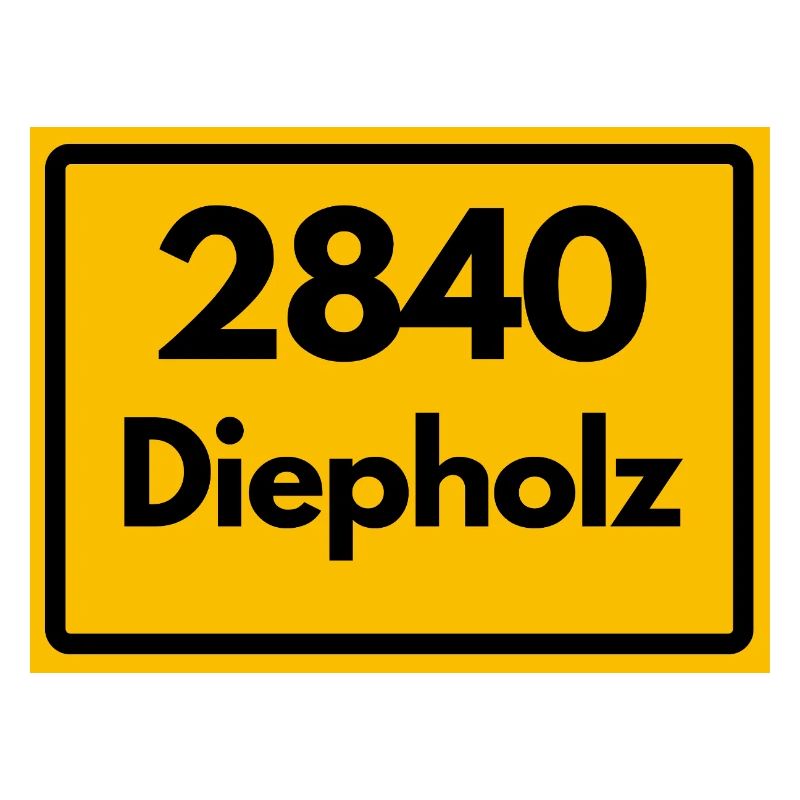 ANCIEN CODE POSTAL RETRO 2840 DIEPHOLZ – HANSEB