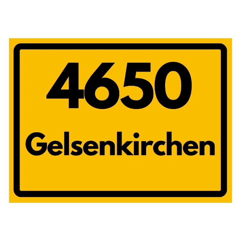 ALTE POSTLEITZAHL PLZ RETRO 4650 GELSENKIRCHEN 