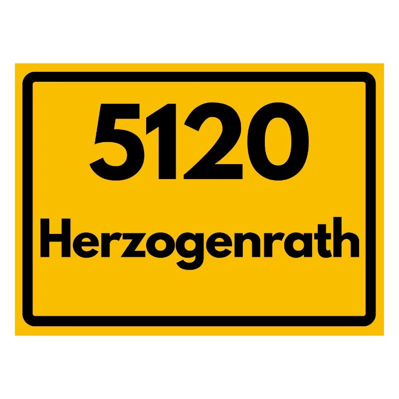 ALTE POSTLEITZAHL PLZ RETRO 5120 HERZOGENRATH