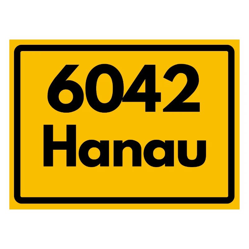 OLD POSTCODE 6042 PLZ 63450 HANAU HESSEN