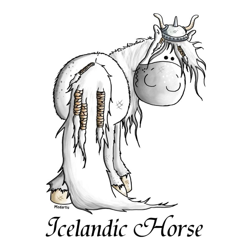 Wilder Wikinger Isländer - Pferd