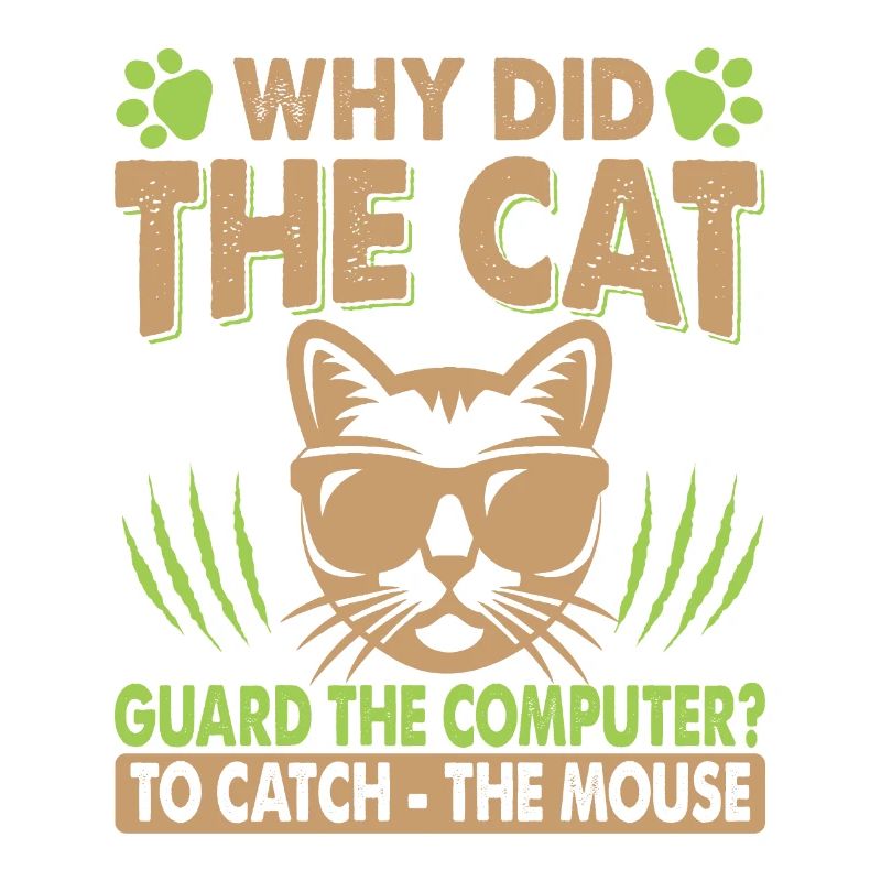 Why Did The Cat Guard The Computer? - Dad jokes