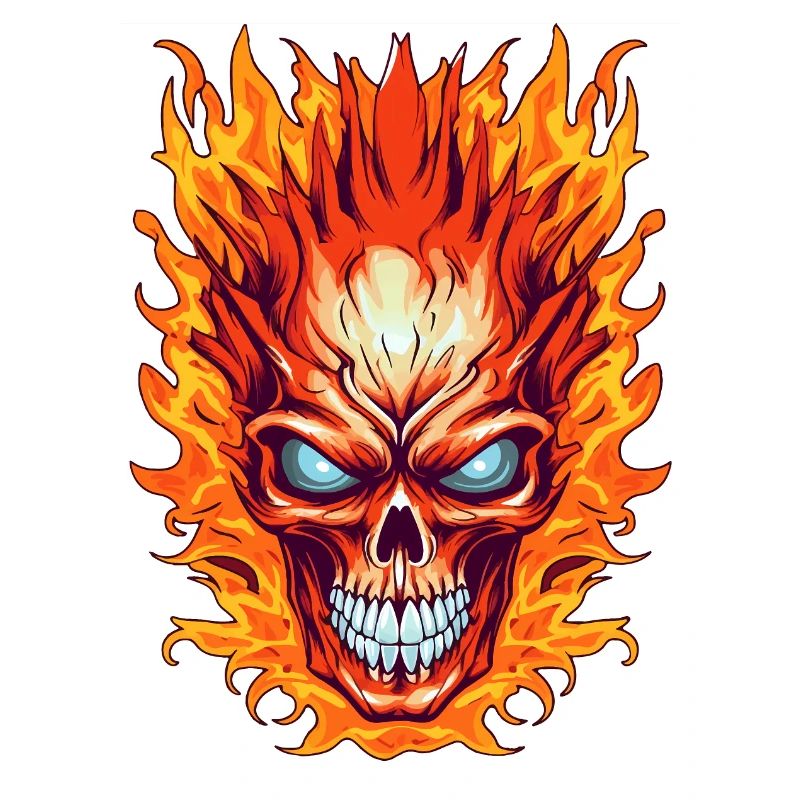 Flammenschädel