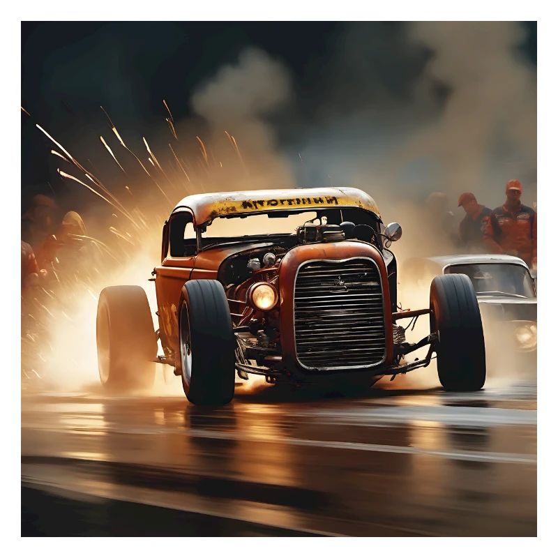 Rusty Hot Rod Rennen #10