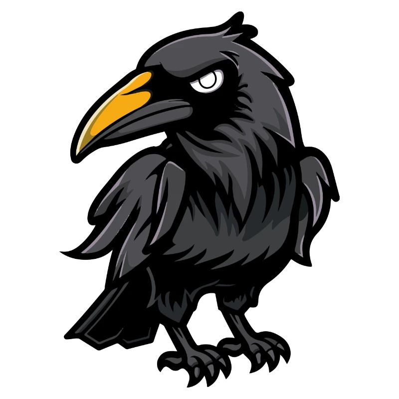 Raven Animal Comic
