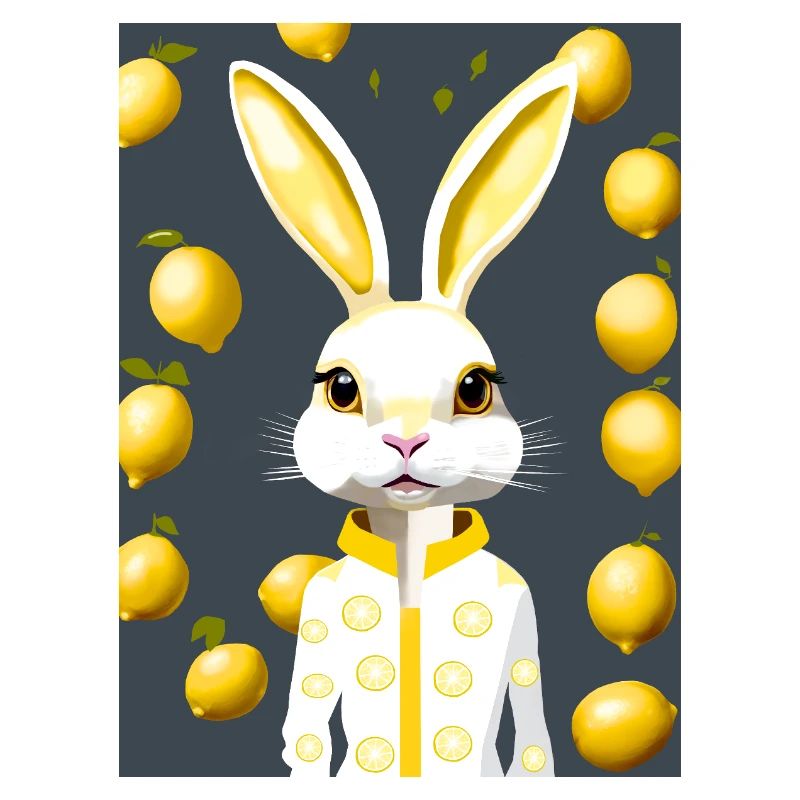 Lapin aux agrumes, éclat de citron