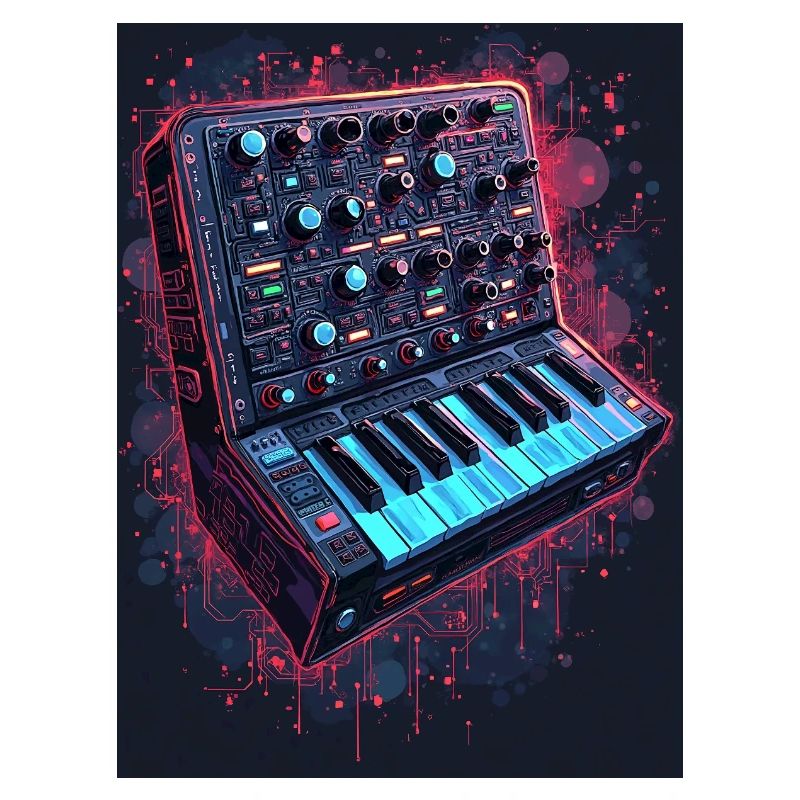 Digital Synthesizer Kunstdesign
