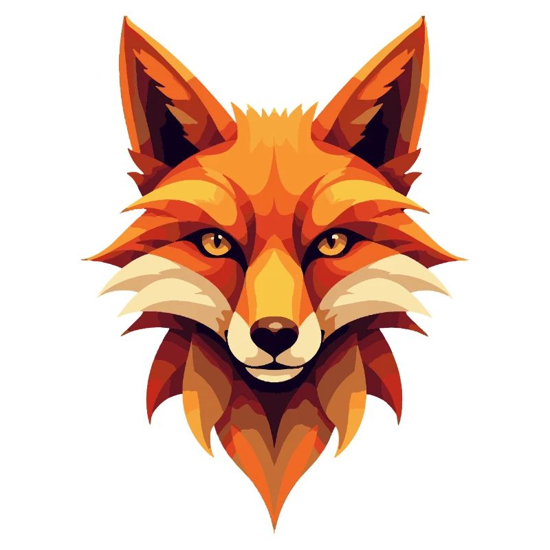 Geometrischer Glutfuchs