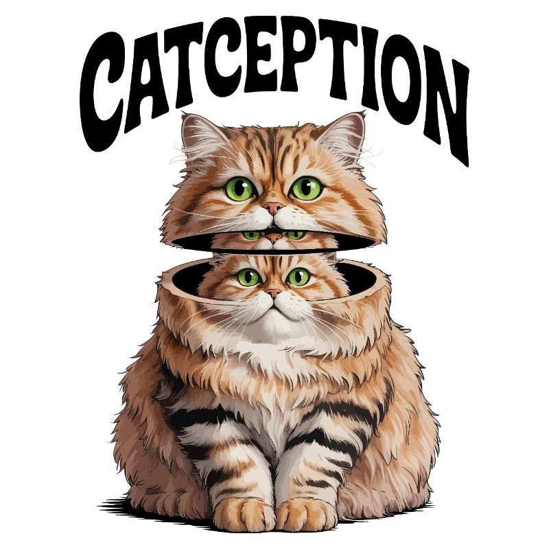 Split Cat Duo Portrait